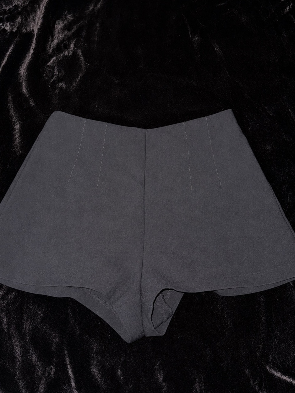 Dynamite High-Waist Black Tailored Shorts
